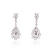 Image 1 : 14KT White Gold 2.87ct Diamond Earrings