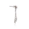 Image 2 : 14KT White Gold 2.87ct Diamond Earrings