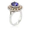 Image 3 : 14KT Two-Tone Gold 1.73ct Tanzanite and Diamond Ring