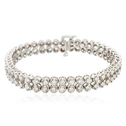 14KT White Gold 3.50ctw Diamond Bracelet