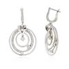 Image 2 : 14KT White Gold 1.74ctw Diamond Earrings