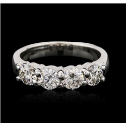 14KT White Gold 1.38ctw Diamond Ring