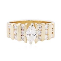 14KT Yellow Gold 1.00ctw Diamond Ring