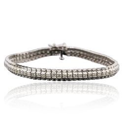 14KT White Gold 2.20ctw Diamond Bracelet