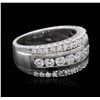 Image 2 : 14KT White Gold 1.40ctw Diamond Ring