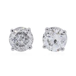 14KT White Gold 1.45ctw Diamond Stud Earrings