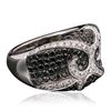 Image 2 : 14KT White Gold 1.92ctw Black Diamond Ring