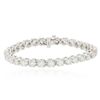 Image 1 : 14KT White Gold 6.43ctw Diamond Tennis  Bracelet
