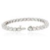 Image 3 : 14KT White Gold 6.43ctw Diamond Tennis  Bracelet