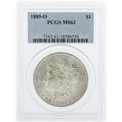 1885-O PCGS MS63 Morgan Silver Dollar Coin