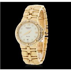 Raymond Weil Parisfal 18KT Yellow Gold Diamond Wristwatch