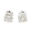 Image 1 : 14KT White Gold 1.21ctw Diamond Stud Earrings