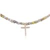 Image 2 : 14KT Rose Gold 33.35ctw Rough Diamond Necklace With Charm