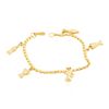 Image 2 : 22KT Yellow Gold Charm Bracelet
