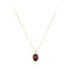 Image 1 : 14KT Yellow Gold 14.42ct Ruby and Diamond Pendant With Chain