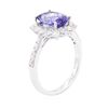 Image 3 : 14KT White Gold 2.38ct Tanzanite and Diamond Ring