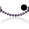Image 2 : 14KT Rose Gold 38.17ctw Tanzanite and Diamond Necklace