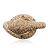 Image 1 : 18KT Rose Gold 0.08ct Black Diamond and Diamond Ring