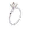 Image 3 : 14KT White Gold 0.87ct Princess Cut Diamond Solitaire Ring