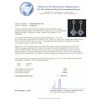 Image 3 : 14KT White Gold 2.90ctw Tanzanite and Diamond Earrings