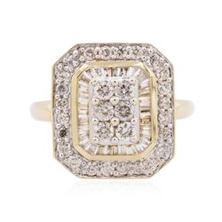 14KT Two-Tone Gold 1.00ctw Diamond Ring