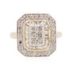 Image 1 : 14KT Two-Tone Gold 1.00ctw Diamond Ring
