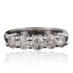 14KT White Gold 1.17ctw Diamond Ring
