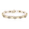 Image 1 : 10KT Yellow Gold 2.00ctw Diamond Bracelet