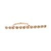 Image 1 : 14KT Rose Gold 0.13ctw Diamond Ring