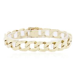 14KT Yellow Gold Curb Link Bracelet