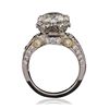 Image 5 : 18KT Two-Tone Gold 5.03ctw Diamond Ring