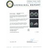 Image 3 : 14KT Yellow Gold 2.76ctw Emerald and Diamond Stud Earrings