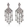 Image 1 : 14KT White Gold 0.40ctw Diamond Earrings