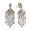 Image 2 : 14KT White Gold 0.40ctw Diamond Earrings