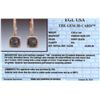 Image 3 : 18KT Rose Gold 4.87ctw Black Diamond Earrings