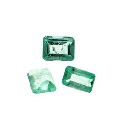 2.35cts. Natural Emerald Cut Emerald Parcel