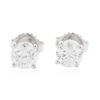 Image 1 : 14KT White Gold 1.40ctw Diamond Stud Earrings