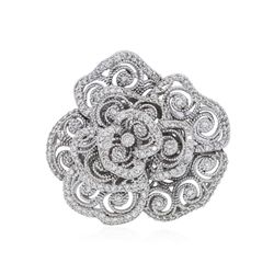 14KT White Gold 0.22ctw Diamond Ring