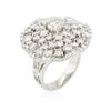 Image 3 : 14KT White Gold 3.86ctw Diamond Ring