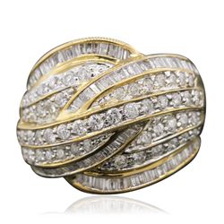 14KT Yellow Gold 1.17ctw Diamond Ring