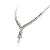 Image 3 : 14KT White Gold 4.90ctw Diamond Necklace