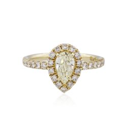 14KT Yellow Gold 0.89ctw Diamond Unity Ring