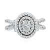 Image 1 : 14KT White Gold 1.20ctw Diamond Ring