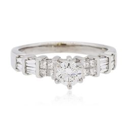 18KT White Gold 1.00ctw Diamond Ring