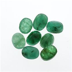 10.64cts. Oval Cut Natural Emerald Parcel