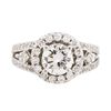 Image 1 : 14KT White Gold 2.19ctw Diamond Ring