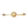 Image 1 : 14KT Yellow Gold 0.48ctw Diamond Pin