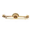 Image 2 : 14KT Yellow Gold 0.48ctw Diamond Pin