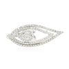 Image 1 : 14KT White Gold 0.98ctw Diamond Ring