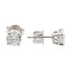 Image 2 : 14KT White Gold 1.35ctw Diamond Stud Earrings